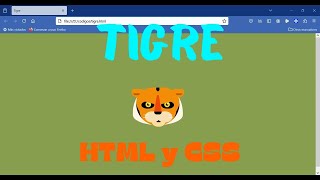 🐯 Cómo dibujar un tigre utilizando HTML y CSS - Web development