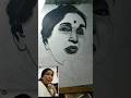 Rip 🙏Asha Bhosle ji Tutorial Outlines #art #subscribe #pencilsketching #drawing #ripashabhosle