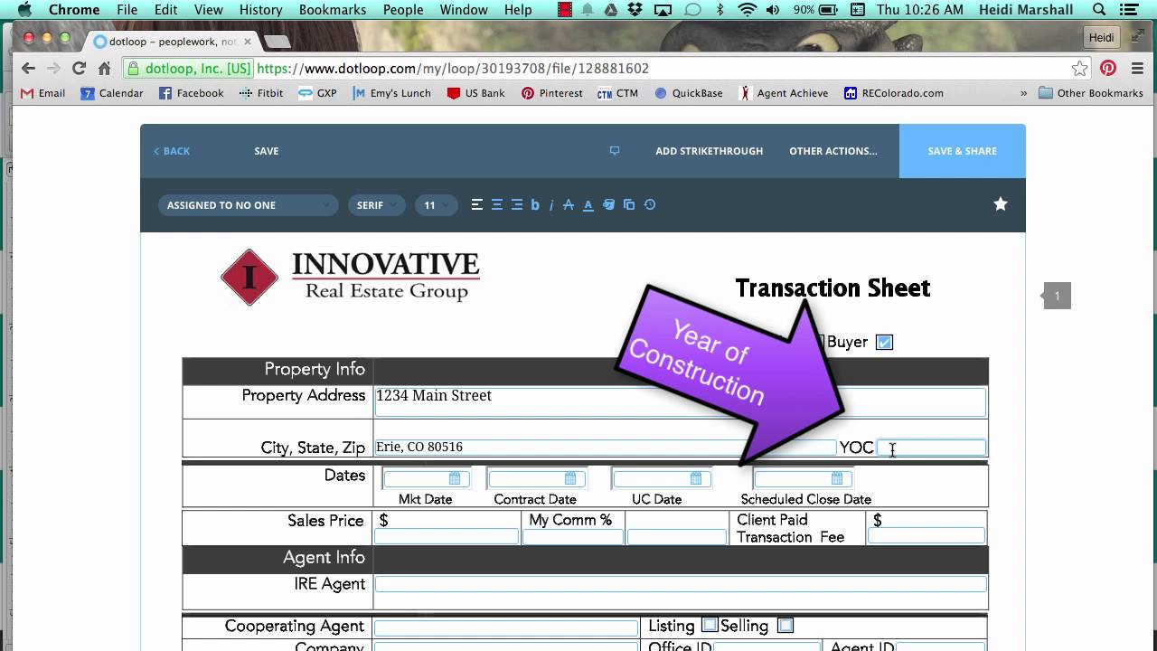 Dot Loop Session 2 Buyer Transaction Sheet YouTube