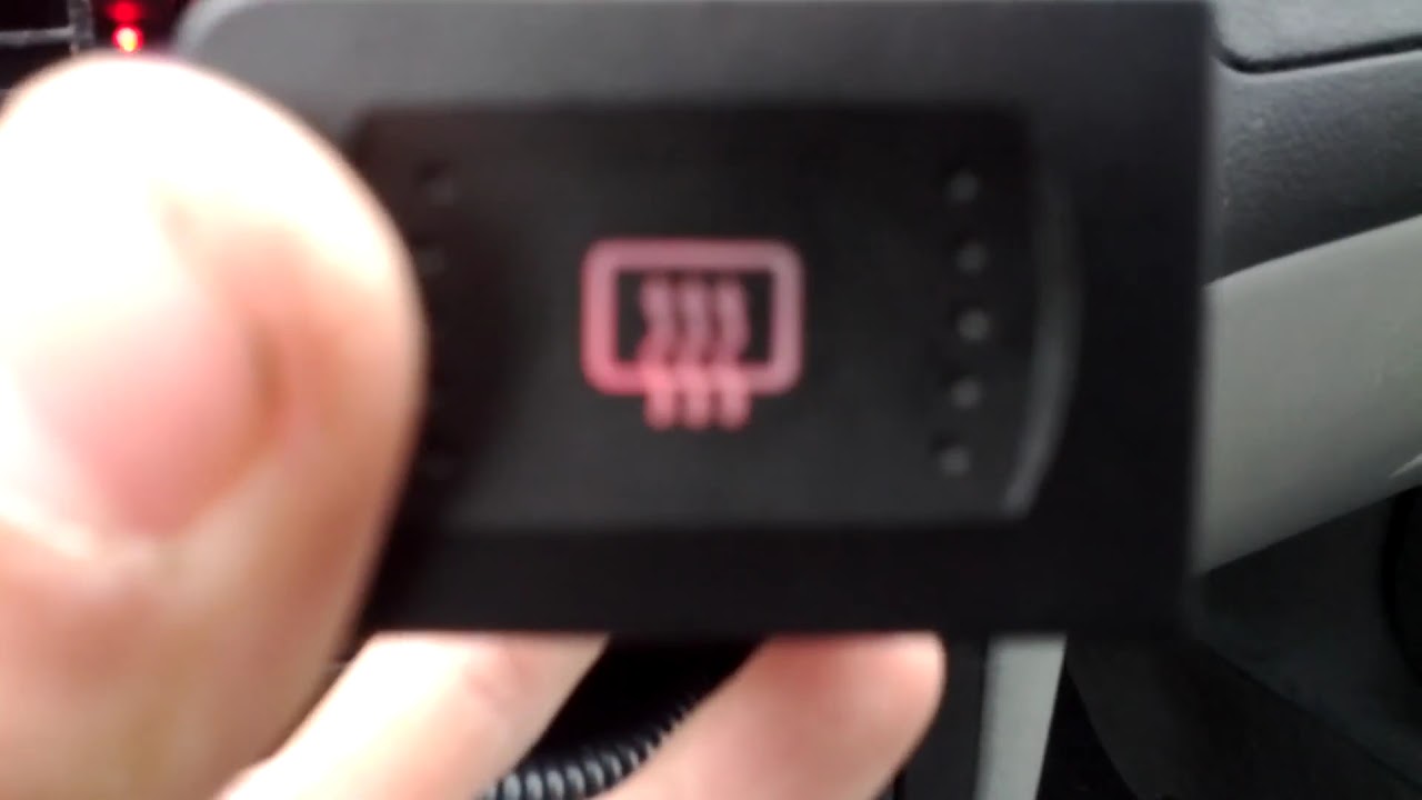Mk4 Color Modified Defroster Switches Youtube