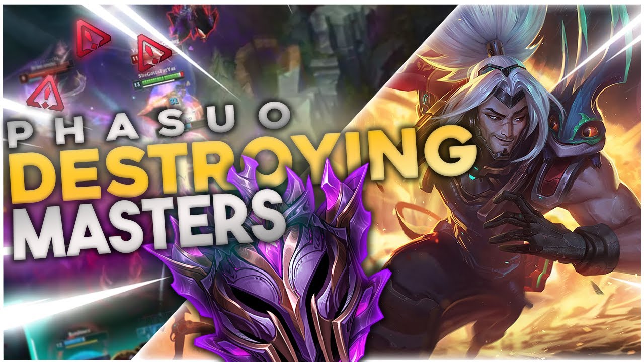 Somebody needs to stop this man! 22/8/8 YASUO CARRY VS MASTERS