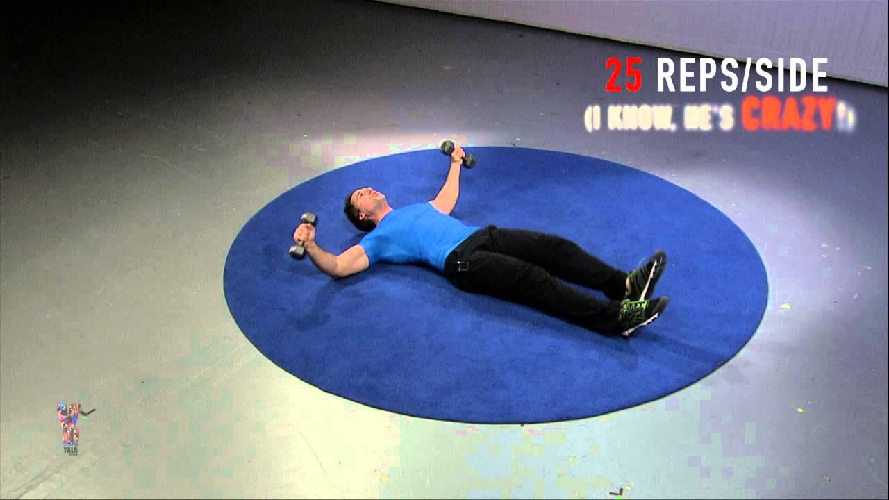 Exercise of the Day - Chest Fly Crunches - YouTube