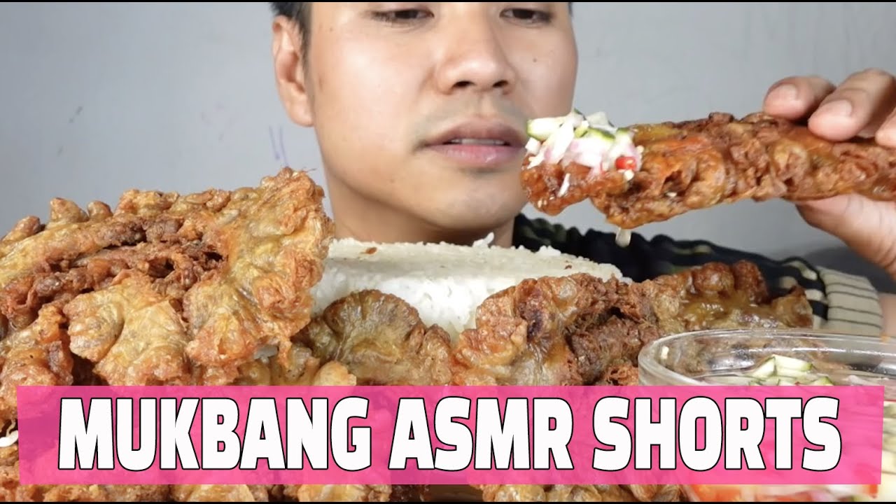 Putok Batok Chicharon Bulaklak Mukbang #Shorts - Full Video @Mukgasm