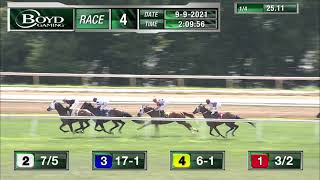 RACE 4 PROGRAM 9-9-2021