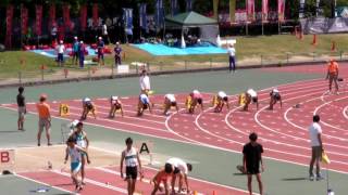20170528 第70回大阪高等学校陸上競技対校選手権大会 男子 100m 予選 2組