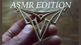 Carving a Wooden Pendant - ASMR Edition