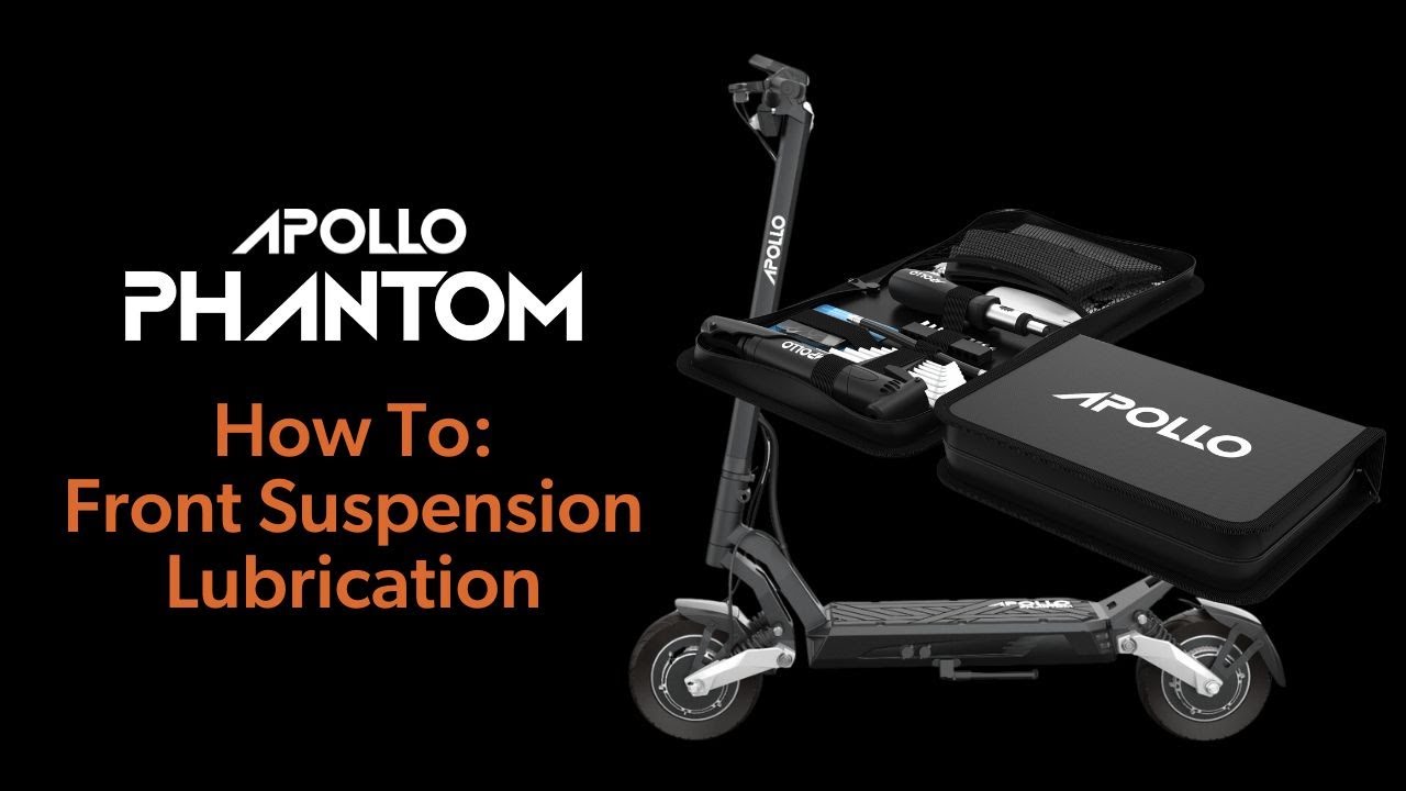Apollo scooter suspension coil lubrication points lithium grease application