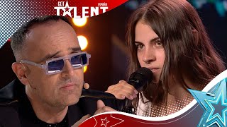 Writing POETRY to fight her eating disorder | Auditions 4 | Spain's Got Talent 2023