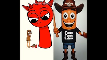 Pov Tung Tung Sahur VS raddy the endless showdown in credibox sprungki #funny #shorts #animation