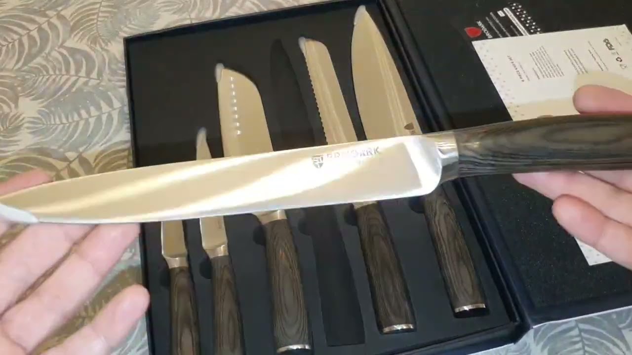 BRODARK Chef Knife Set Professional 6 Pieces Kitchen Knife, Cuchillos de  calidad Recomendables sin 