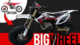 Building the Ultimate Modern Big Wheel Using a Honda CRF250R Dirt Bike ( Finished + Test Ride )