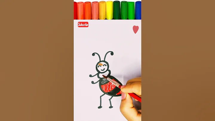 Ant art.  #color #youtubeshorts #shorts