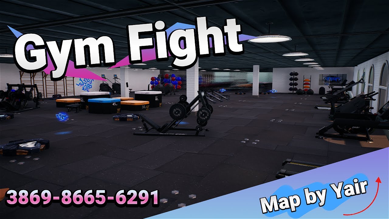 Fortnite Creative Gym Fight Made in UEFN YouTube