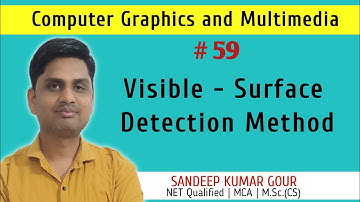 Visible Surface Detection Method in computer graphics | Hidden Surface removal methods