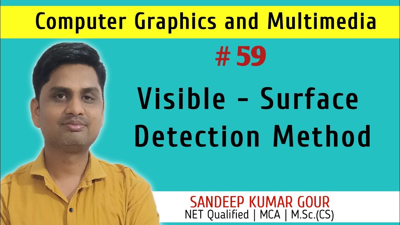 Visible Surface Detection Method in computer graphics | Hidden Surface removal methods