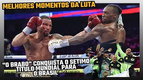 ROBSON CONCEIÇÃO Campeão do Mundo Vencendo Americano O'SHAQUIE FOSTER