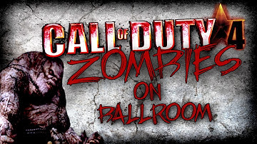 Cod 4 Mods: Outlaw Zombie Madness on Ballroom (Live Commentary/Gameplay)