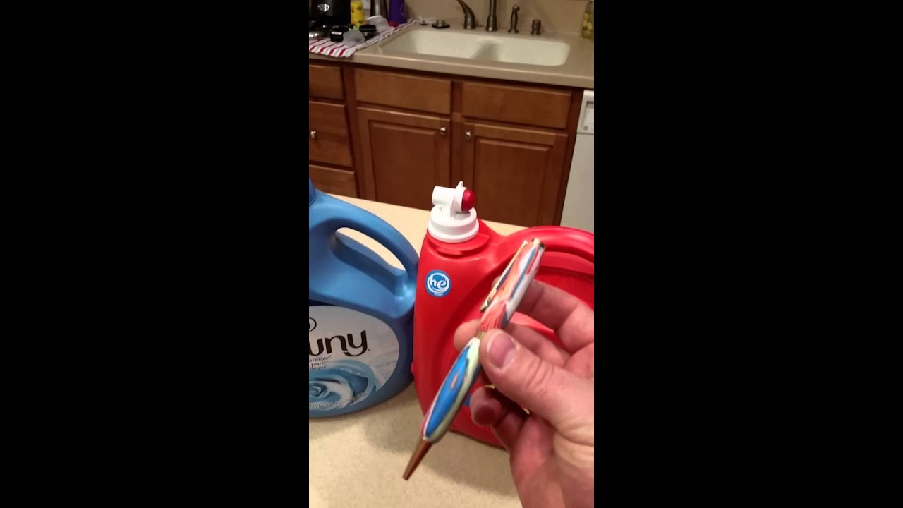 Pen made from laundry bottles YouTube