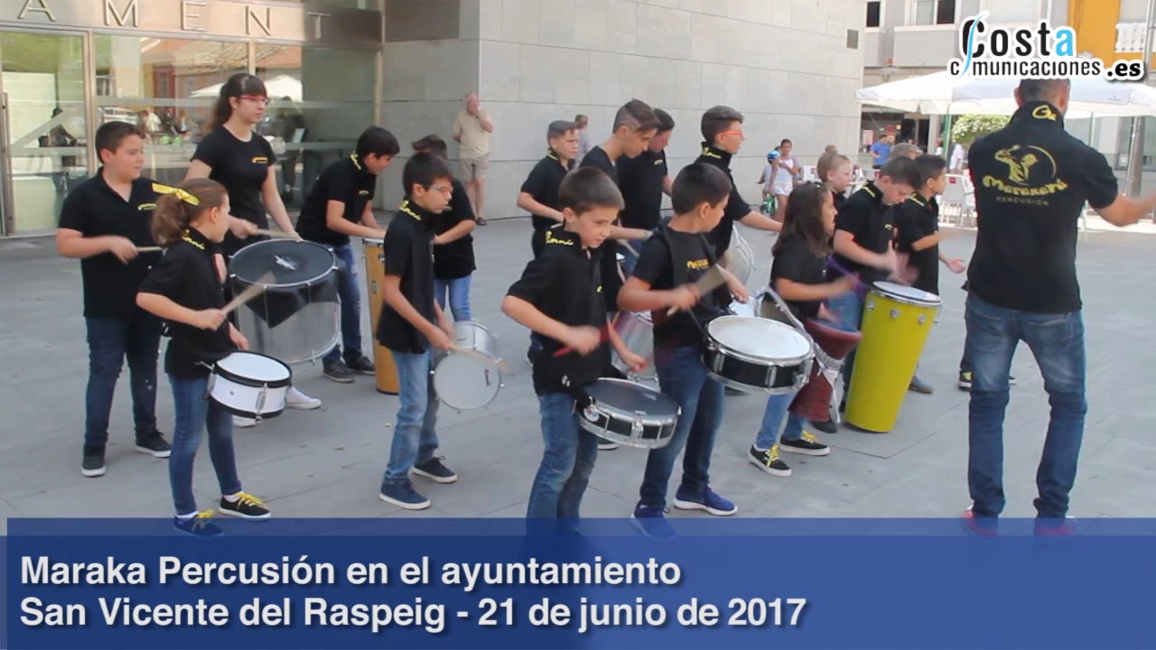 Marakatá Percusión en el ayuntamiento