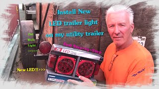 How to Install and upgrade to LED lights on a trailer