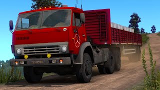 625.1 / ETS 2 V1.38 / КАМАЗ 4410 / Суровая Россия. Сибирь R8 / Снова в дорогу!