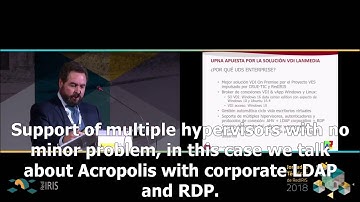 UDS Enterprise & Nutanix VDI at RedIRIS Technical Conference 2018