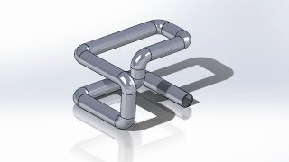 Famous SolidWorks Tutorial #130: Creating 3 Directional Pipe (3D sketch, Planes viewers) Wealth