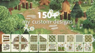 【あつ森】150枠以上の自作マイデザインを一挙公開 | 150+ my custom designs release !! | Animal Crossing New Horizons