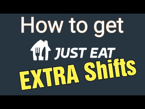 How to get EXTRA Shifts on Just Eat App