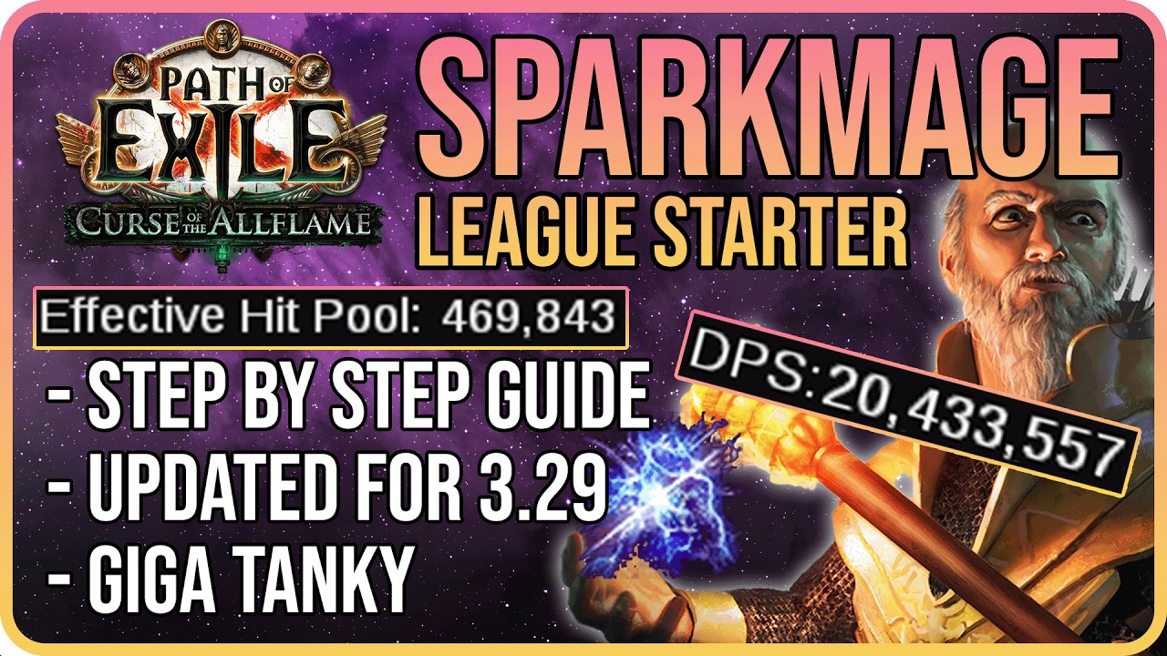 Spark Archmage Hierophant is BACK! | 3.29 League Starter Guide | Path of Exile