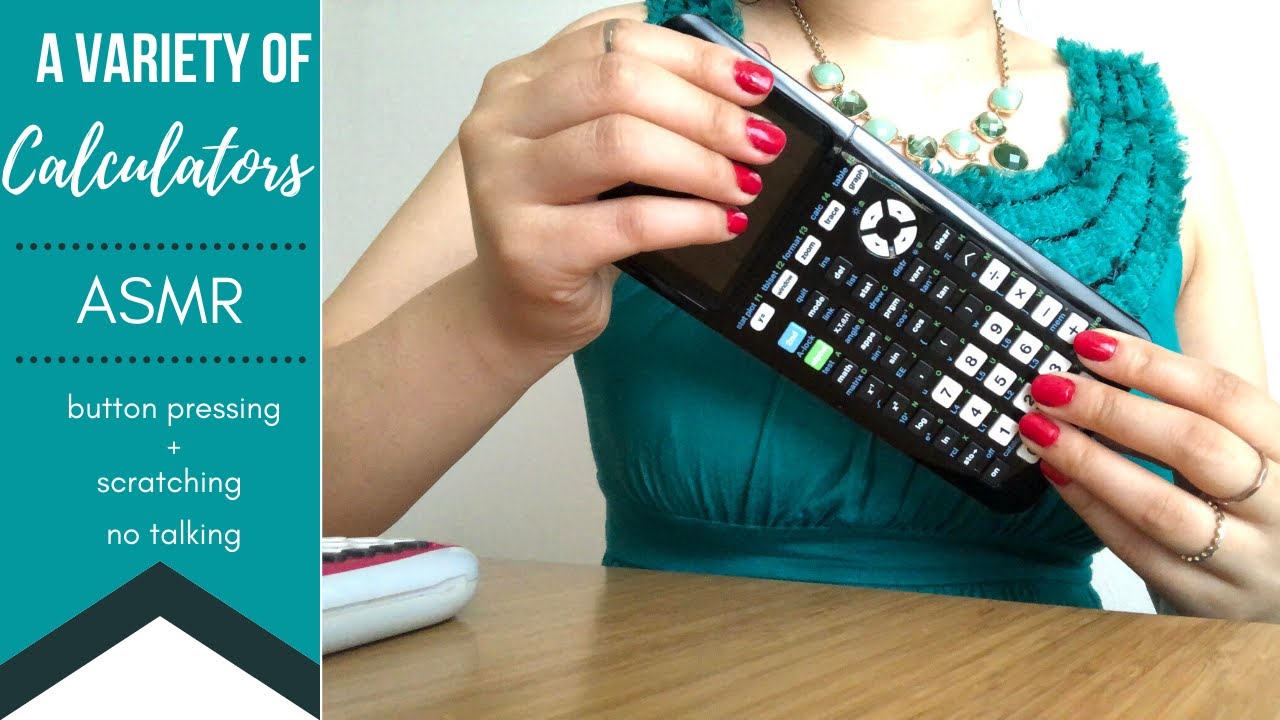 ASMR | CALCULATORS | FAST Button Pressing + Scratching | NO Talking ...