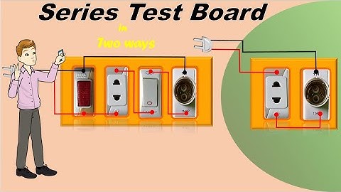 How To Make Series Testing Board |Series Test Lamp.