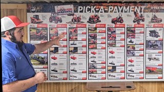 PickAPayment at Hoover Tractor | Choose your monthly payment for financing a Kioti