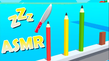 ASMR Slicing Game! Top Mobile Game! Relaxing sounds! Satisfying Video Pt.5