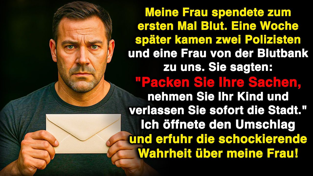 Meine Frau spendete Blut – die Blutbank kam zu mir und sagte: 