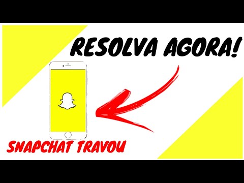 ⚠️Meu Snapchat TRAVOU!! Snapchat parou de funcionar (Como Resolver?)