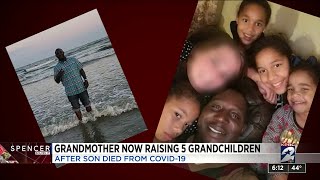Grandmother now raising 5 grandchildren after son dies from COVID-19