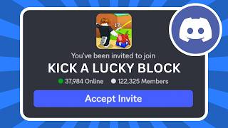 How to Join Kick a Lucky Block Discord Server screenshot 5