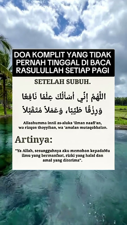 Doa Mustajab Nabi Setelah Subuh ! #doaampuh #shortsviral