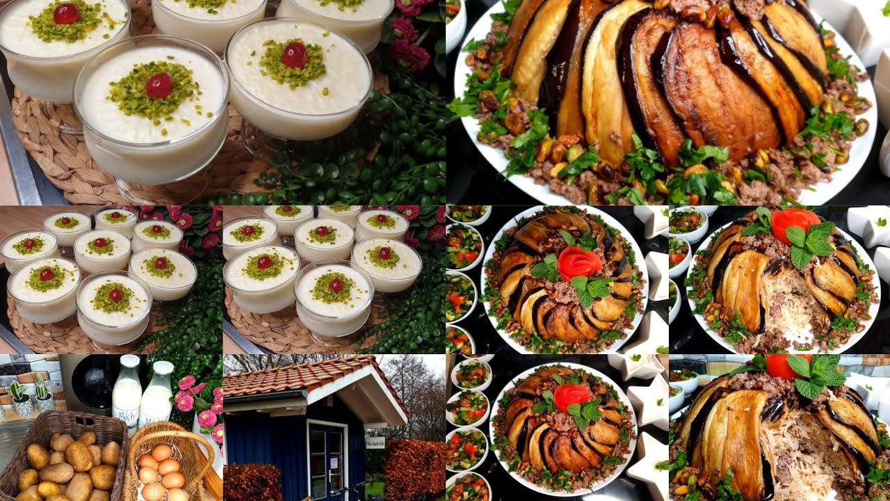 رحنا عالمزرعة وجبنا بيض وحليب تازة وطبخت مقلوبة البتنجان ع طلبكم والرز بحليب كمان 🥰