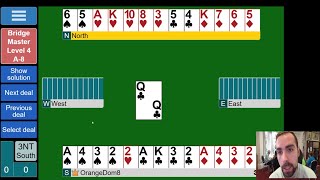 #9 Bridge Master Expert Level Challenge Hand ~ 3NT