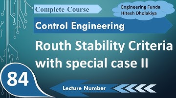 Routh Stability Criterion: Special Case - II in Control Systems