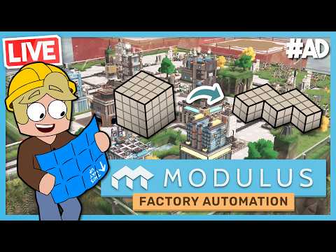 🔴automating Crazy Shapes Out Of Cubes!!! Zed Plays Modulus #ad
