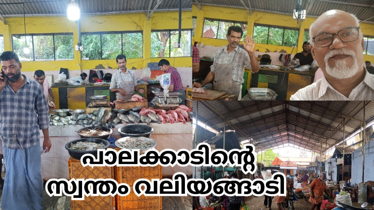 Big Bazaar, Palakkad Vegetable market Fish market YouTube