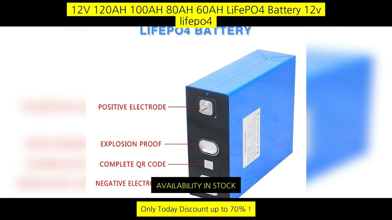 3.2V 320Ah Lifepo4 Prismatic Rechargeable Battery Grade A Original Cell