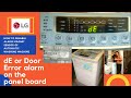 dE or DOOR ERROR LG WASHING MACHINE