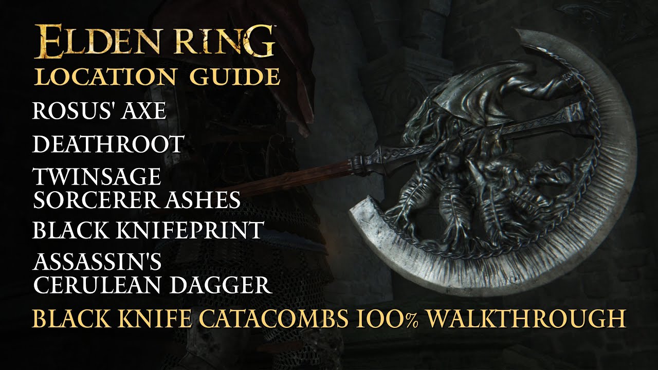 Elden Ring Black Knife 100 Walkthrough Secret Black Knife Assassin Boss YouTube