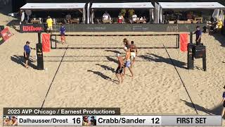 Dalhausser/Drost vs. Crabb/Sander - Men’s Quarter finals 2023 Chicago AVP Gold Series