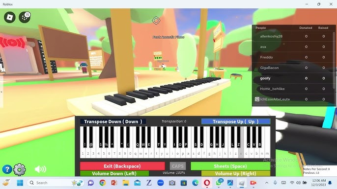 Jv Como tocar 2 musicas no (Virtual Piano Visualizations) (ROBLOX) 