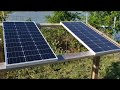 Built a Solar Panel Frame from Old Lumber for my Solar Water Pump